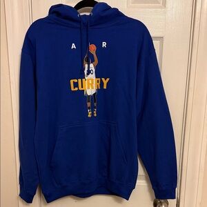 Blue Curry Graphic Hoodie #408